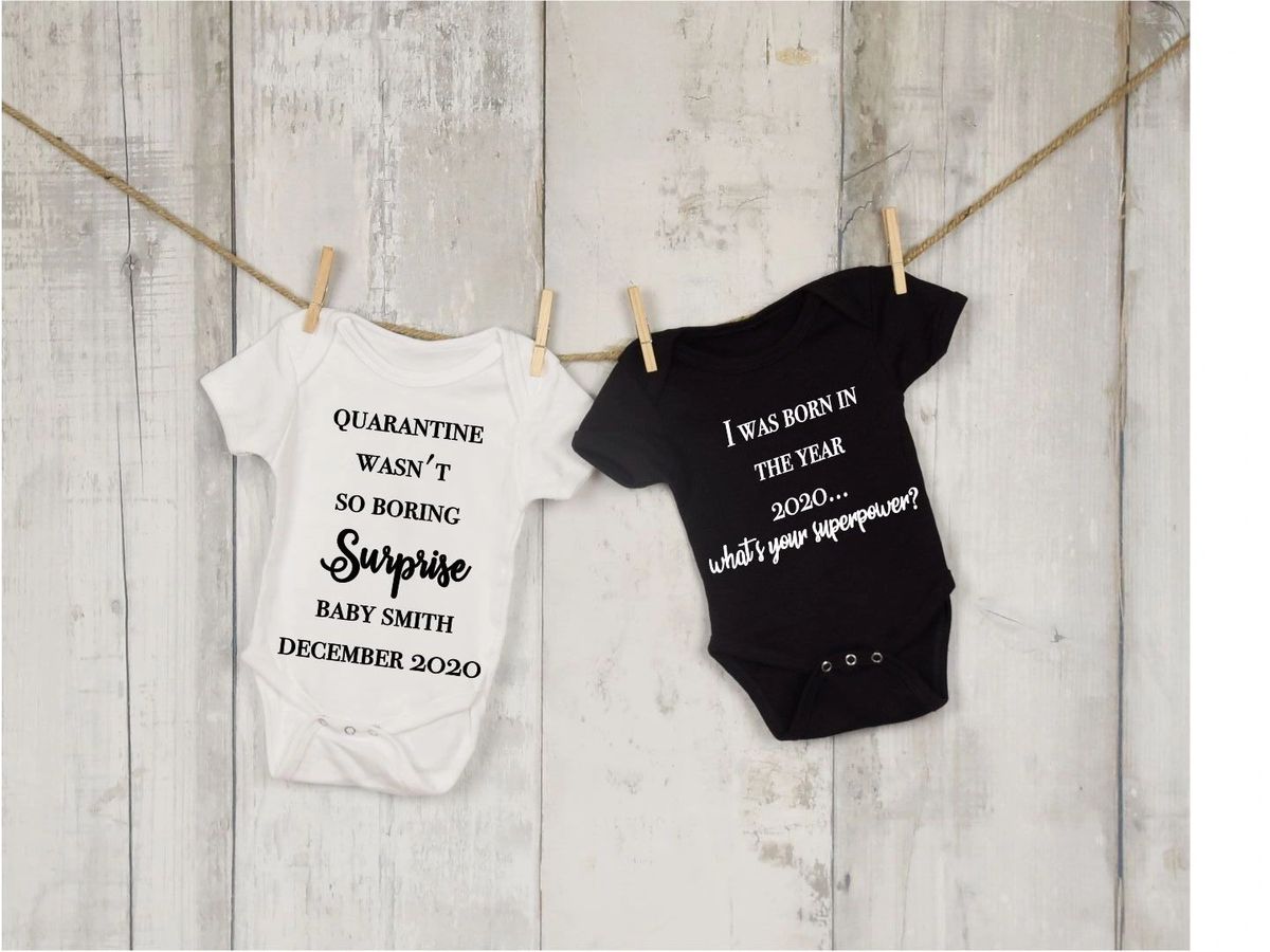 baby announcement onesies